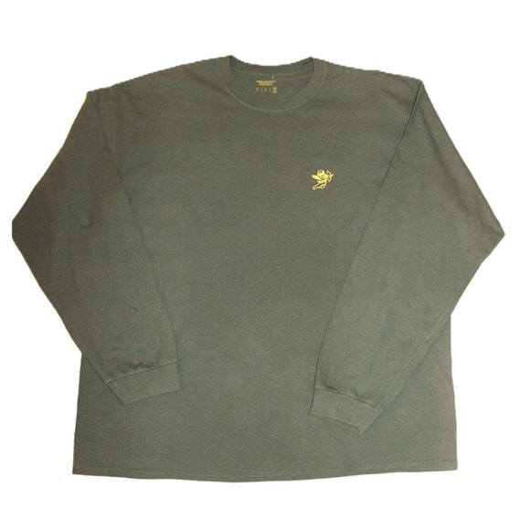 URBAN OUTFITTERS Men's Oversized Long Sleeve T-Shirt in Forest Green (XL) - Picture 6 of 6